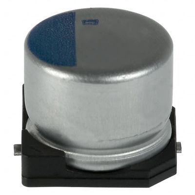 Capacitores de polímero de altura de 12 mm APXA2R5ARA681MHC0G Frequência de ensaio 100 MHz