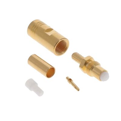 Eletrônica R114075000 RF Conectores coaxial 25.1mm comprimento Crimp terminação